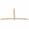 Ekena Millwork Bellingham Smooth Timber Gable Bracket, Douglas Fir, 108"W x 63"H x 1 1/2"D x 5 1/2"F, 14/12 Pitch GBW108X63X0206BEL00SDF - alternate 4